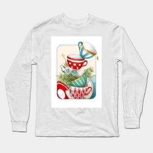 Tea Party Christmas Long Sleeve T-Shirt